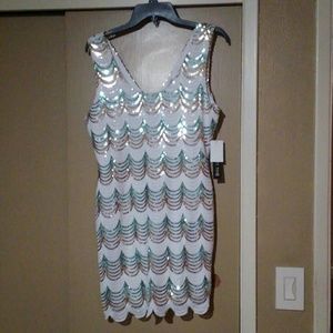 NWT Charlotte Russe Sequined Dress Size L
